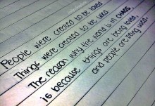 People were created to be loved things were created to be used.jpg